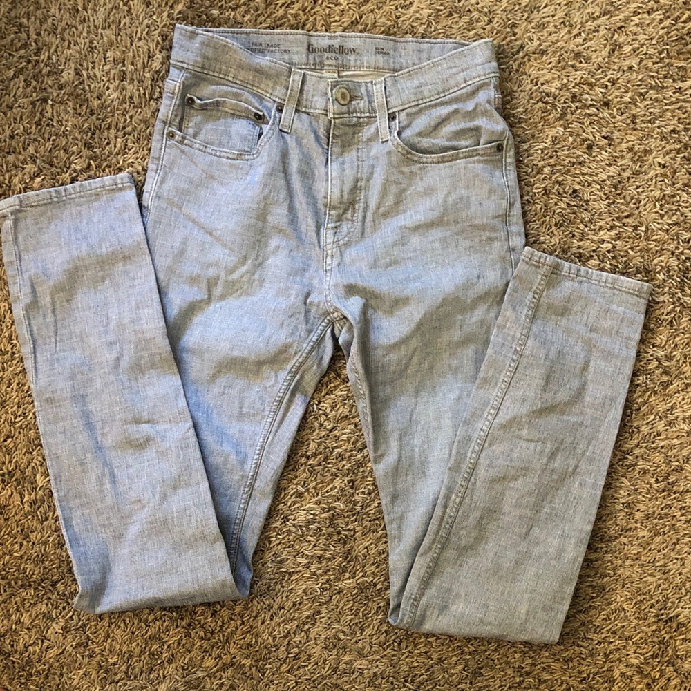 Goodfellow & Co Men's Skinny Light Blue Denim Jeans